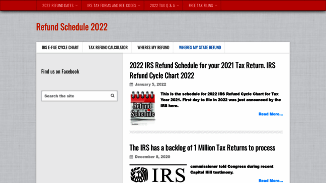 Refund Schedule – IRS Refund Cycle Chart. Updates by www.bagsaleusa.com